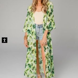 Buddy Love ALIX MAXI LENGTH DUSTER - MAUI